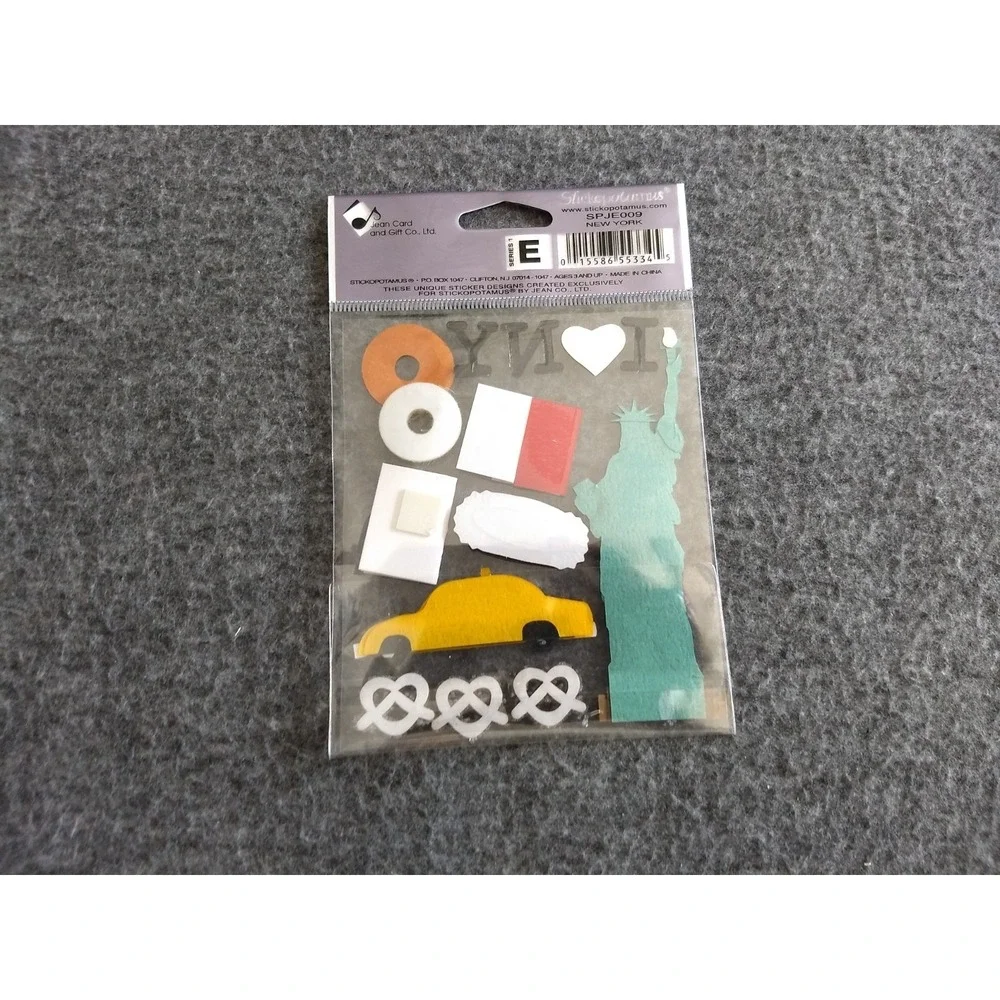 Jolee's Boutique & Sandylion Travel Stickers Scrapbooking Boston DC NY Lot/7 NEW